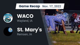 Recap: WACO  vs. St. Mary's  2022