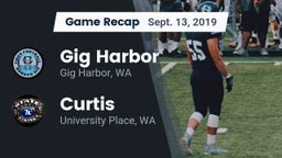 Recap: Gig Harbor  vs. Curtis  2019