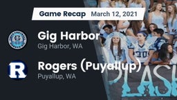 Recap: Gig Harbor  vs. Rogers  (Puyallup) 2021