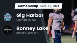 Recap: Gig Harbor  vs. Bonney Lake  2021