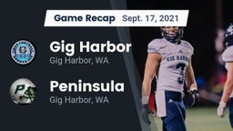 Recap: Gig Harbor  vs. Peninsula  2021