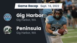 Recap: Gig Harbor  vs. Peninsula  2022