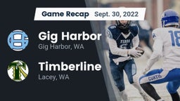 Recap: Gig Harbor  vs. Timberline  2022