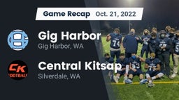 Recap: Gig Harbor  vs. Central Kitsap  2022