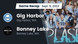 Recap: Gig Harbor  vs. Bonney Lake  2023