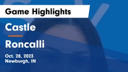 Castle  vs Roncalli  Game Highlights - Oct. 28, 2023