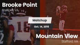 Matchup: Brooke Point High vs. Mountain View  2016