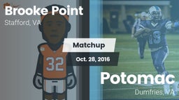 Matchup: Brooke Point High vs. Potomac  2016