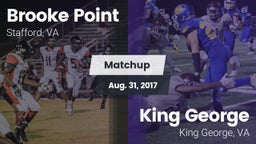 Matchup: Brooke Point High vs. King George  2016