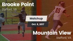 Matchup: Brooke Point High vs. Mountain View  2017
