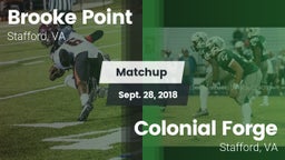 Matchup: Brooke Point High vs. Colonial Forge  2018