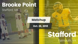 Matchup: Brooke Point High vs. Stafford  2018