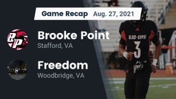 Recap: Brooke Point  vs. Freedom  2021