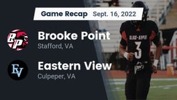 Recap: Brooke Point  vs. Eastern View  2022