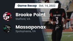 Recap: Brooke Point  vs. Massaponax  2022
