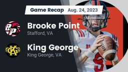 Recap: Brooke Point  vs. King George  2023