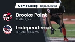 Recap: Brooke Point  vs. Independence  2023