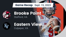 Recap: Brooke Point  vs. Eastern View  2023