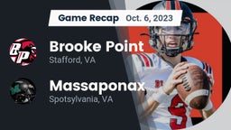 Recap: Brooke Point  vs. Massaponax  2023