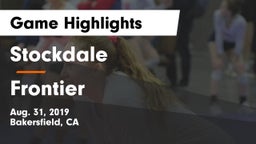 Stockdale  vs Frontier Game Highlights - Aug. 31, 2019