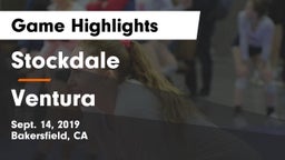 Stockdale  vs Ventura Game Highlights - Sept. 14, 2019