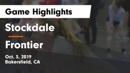 Stockdale  vs Frontier  Game Highlights - Oct. 3, 2019