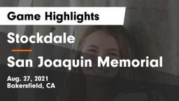 Stockdale  vs San Joaquin Memorial Game Highlights - Aug. 27, 2021
