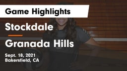 Stockdale  vs Granada Hills Game Highlights - Sept. 18, 2021
