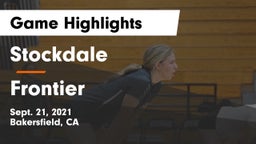 Stockdale  vs Frontier  Game Highlights - Sept. 21, 2021