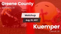 Matchup: Greene County vs. Kuemper  2017