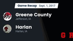 Recap: Greene County  vs. Harlan  2017