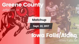 Matchup: Greene County vs. Iowa Falls/Alden  2017