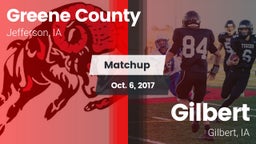 Matchup: Greene County vs. Gilbert  2017