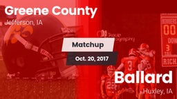 Matchup: Greene County vs. Ballard  2017