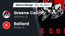 Recap: Greene County  vs. Ballard  2017