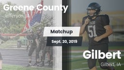 Matchup: Greene County vs. Gilbert  2019