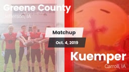 Matchup: Greene County vs. Kuemper  2019