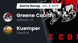 Recap: Greene County  vs. Kuemper  2019