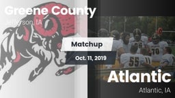 Matchup: Greene County vs. Atlantic  2019