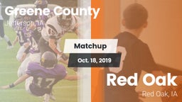 Matchup: Greene County vs. Red Oak  2019
