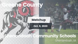 Matchup: Greene County vs. Shenandoah Community Schools 2020
