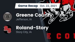 Recap: Greene County  vs. Roland-Story  2021