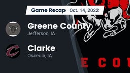Recap: Greene County  vs. Clarke  2022