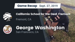 Recap: California School for the Deaf, Fremont vs. George Washington  2019