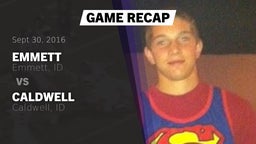 Recap: Emmett  vs. Caldwell  2016