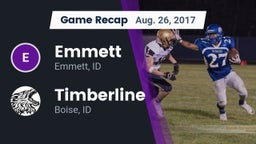 Recap: Emmett  vs. Timberline  2017