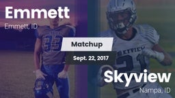 Matchup: Emmett  vs. Skyview  2017