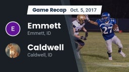 Recap: Emmett  vs. Caldwell  2017