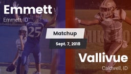 Matchup: Emmett  vs. Vallivue  2018