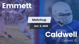 Matchup: Emmett  vs. Caldwell  2018